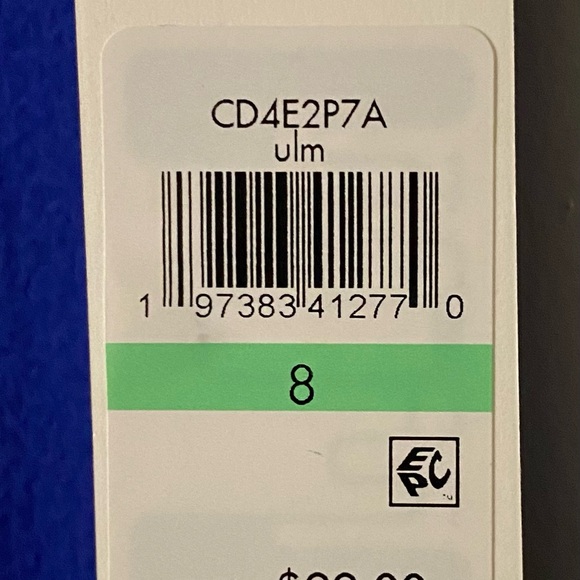 CALVIN KLEIN Flutter Sleeve Romper Ultramarine, Size 8 - Picture 5 of 5